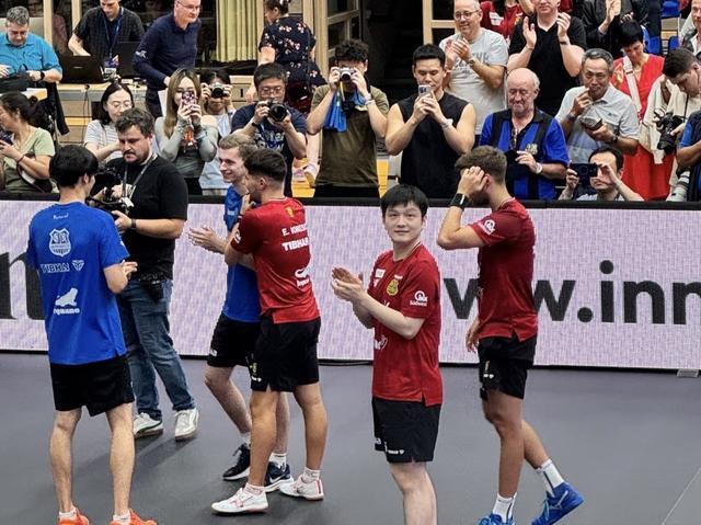 宣告王者全, 分反超, 国乒球员可